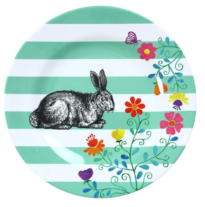 Rabbit plate, $12.50, from Naiise and Galanga Living