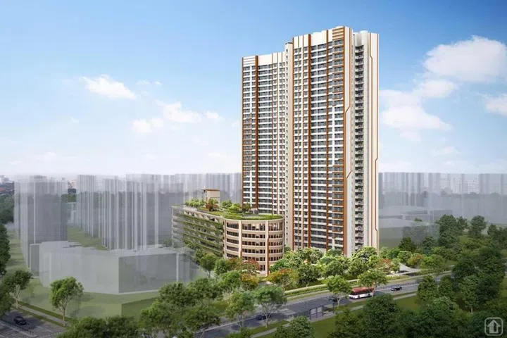 Artist's impression of Marsiling Ridge HDB BTO (Standard), launched in the October 2024 sales exercise.