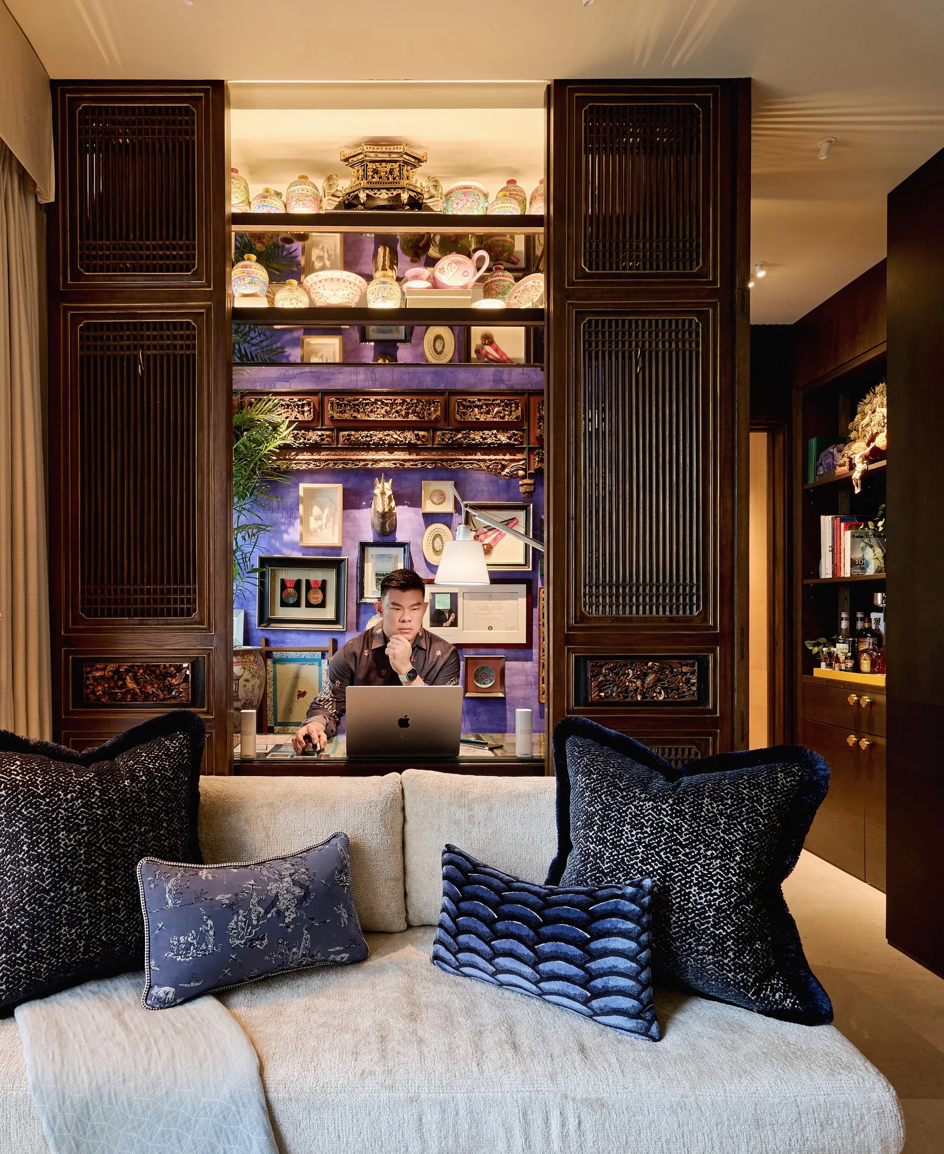 Oz Titus Hong also runs an eponymous interior design firm.