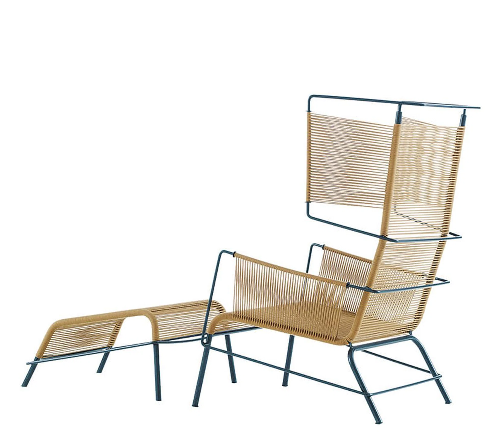 Fifty chair and ottoman by Ligne Roset