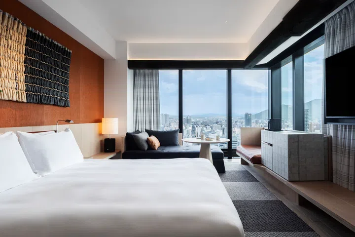 Hyatt Centric Sapporo king bed deluxe view room