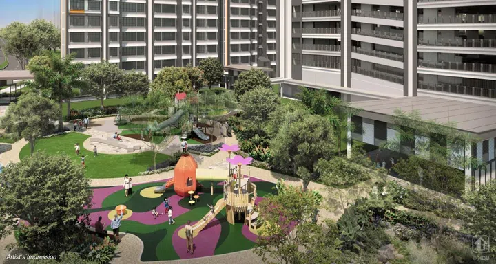 Artist’s impression of Sembawang Portico, launched in the June 2026 HDB BTO sales exercise.