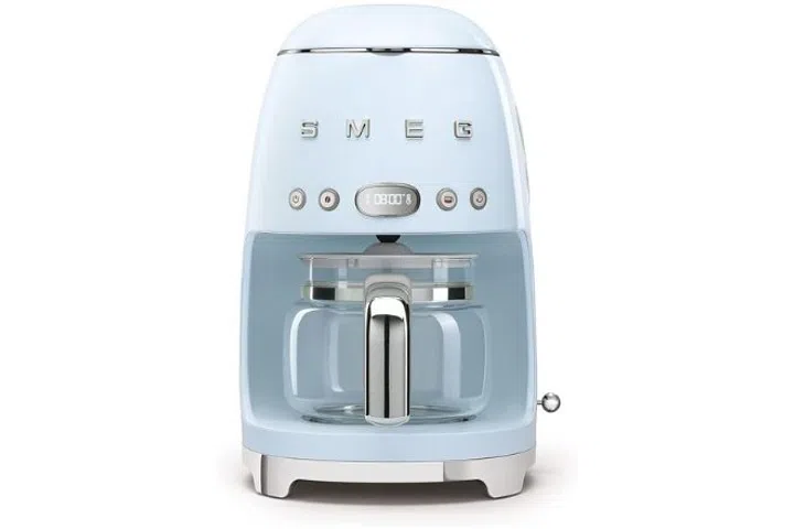 Smeg Drip Coffee Machine, Pastel Blue