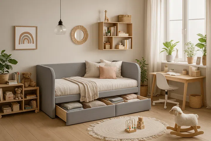 FortyTwo Fayette Storage Daybed