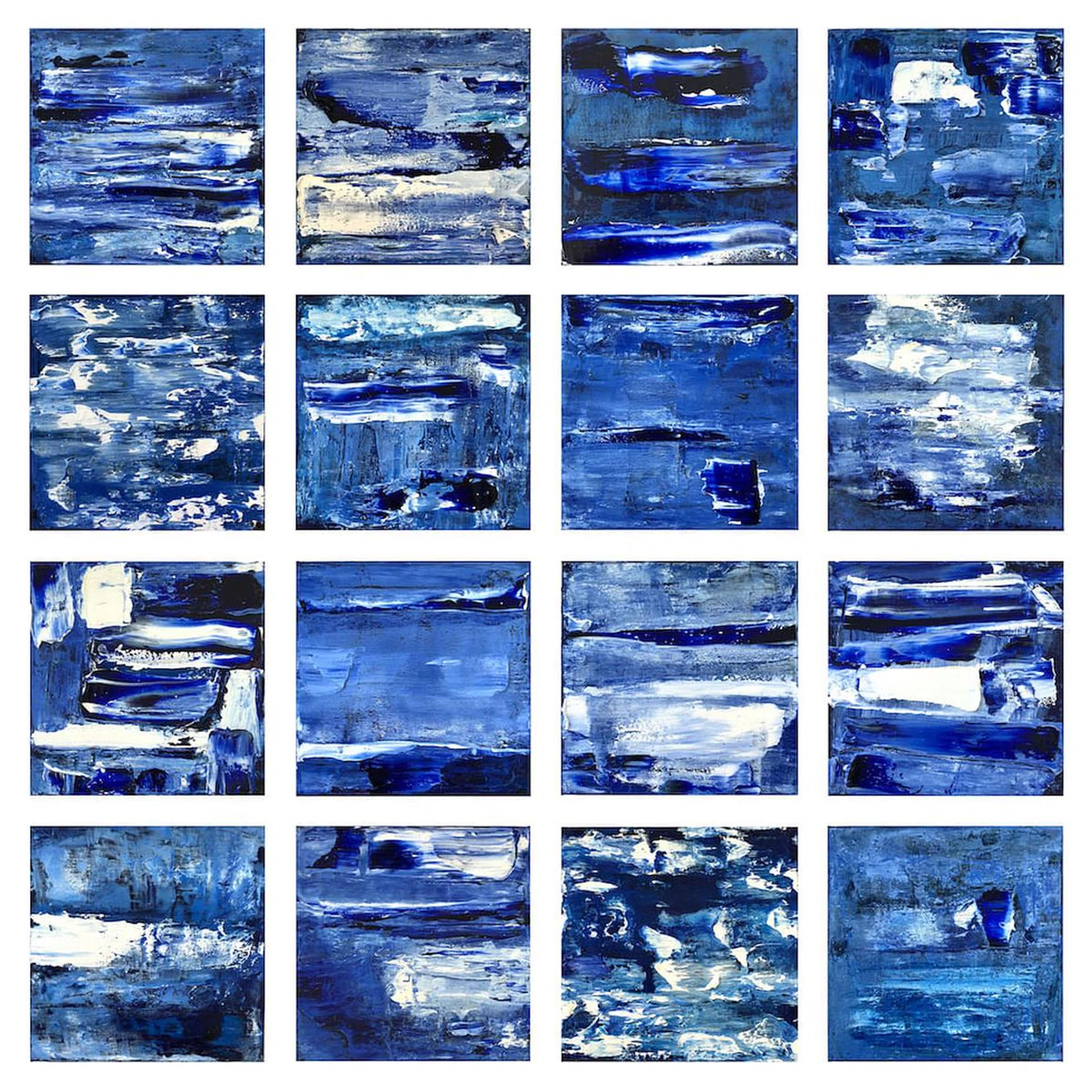The Unreality Of Blue When Walking On Water, 2018, by Suzann Victor