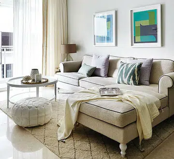 fabric sofa, upholstery, living room