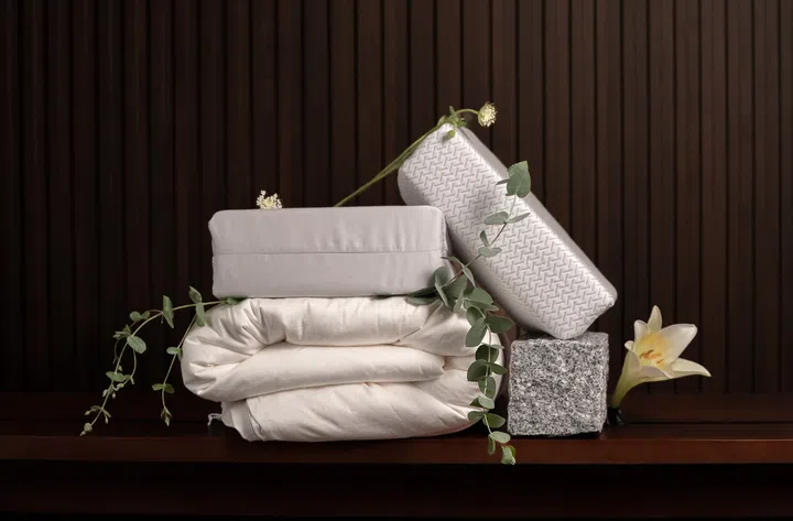 Woosa Rest Renewed (from $384.30) includes a TENCEL or Egyptian Cotton bedding set, Woosa Mattress Protector, and Woosa pillows.
