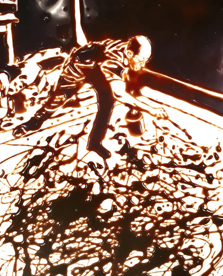 Action Photo, after Hans Namuth
Pictures of Chocolate
1997