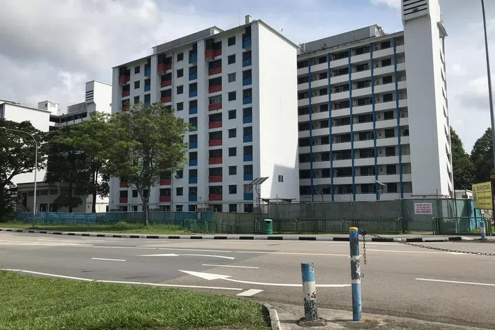 The first HDB blocks ever built; Blocks 12 to 14 Merpati Road