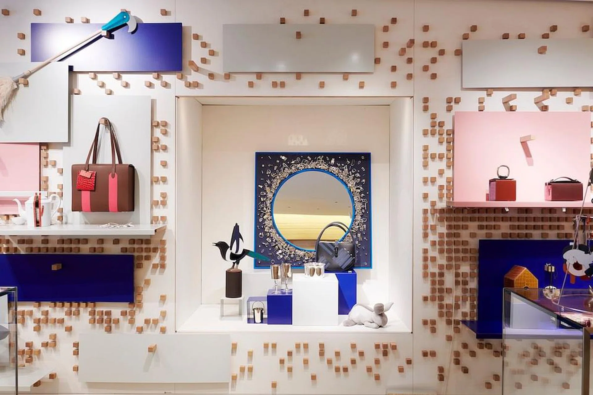 A section of the Hermes store along rue de Sevres was set up to showcase Petit h’s collections. (Photo: Alex Profit) 