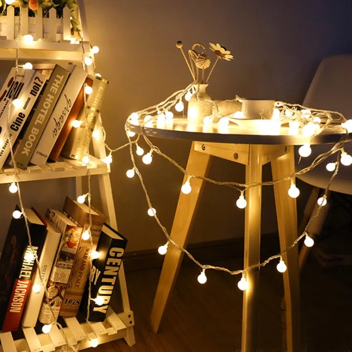 LED Fairy Lights Globe String Ball is priced at $15 from Shopee