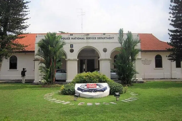 The neoclassical Blocks 1 and 2 were the main administrative buildings situated at the original main entrance of Old Police Academy in Whitley Road.