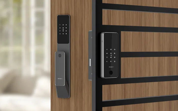 PRISM+ Sentinel Door Lock and Sentry Gate Lock illustration.