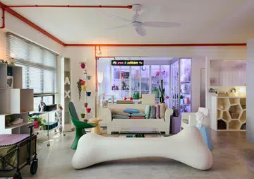 The home is lively and colourful; exactly as the homeowners planned it.