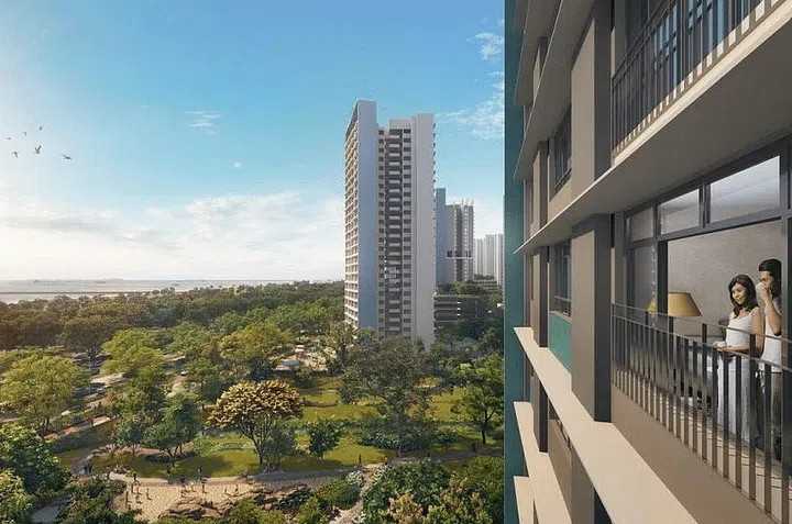 Bayshore HDB BTO e will have green spaces throughout, including a new 3ha central park stretching from the north to the south of the estate. PHOTO: HDB