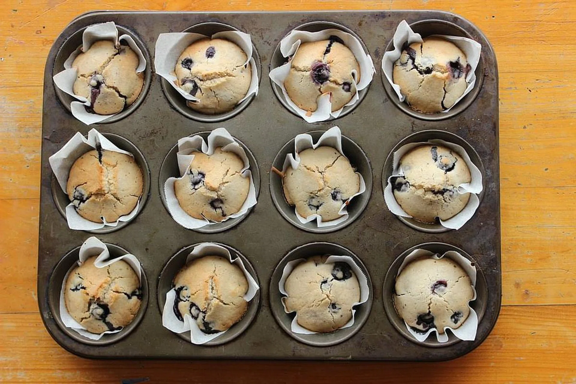 muffins, home baking
