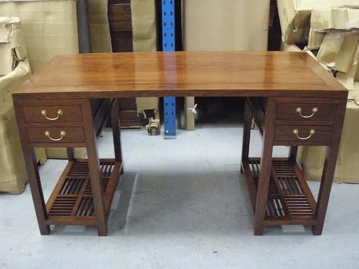 Chinese antique study table from Hidden Treasures second hand furniture shop