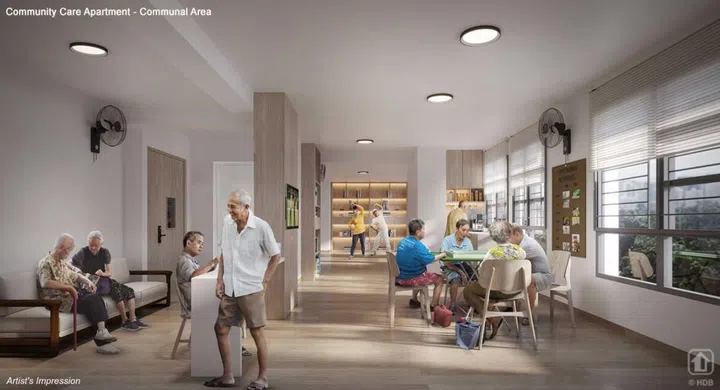 Artist's impression of Community Care Apartments in Fernvale Plains – Standard (Oct 2025 Build-To-Order).
