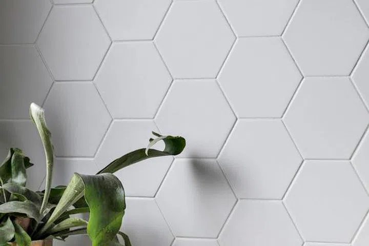 Meraki hexagon tiles, from Hafary.