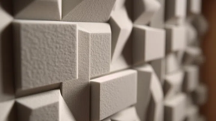 Acoustic Treatment Made from Foam Rubber. Generative AI