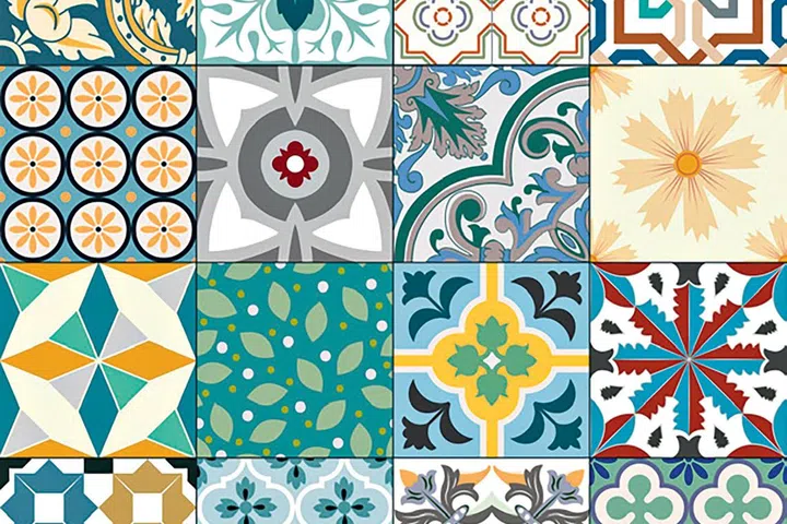 Exuberant tile, from Soon Bee Huat.