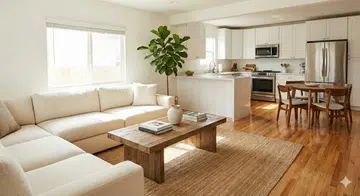 An image of clean and neat home.