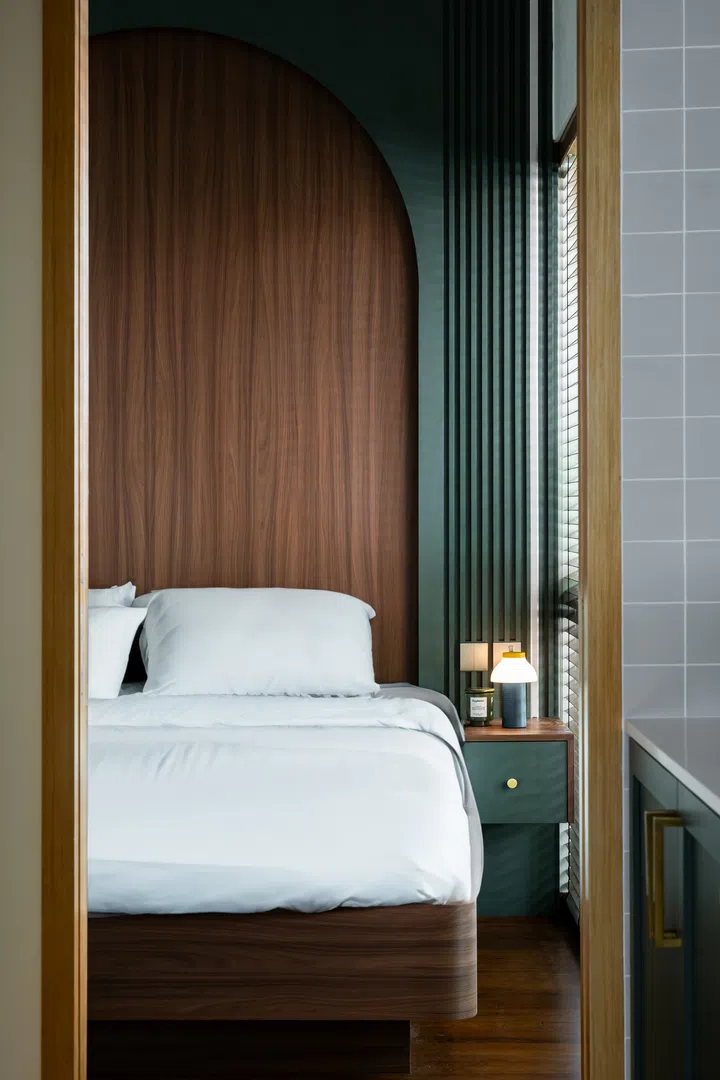 The Master Bedroom up close. 