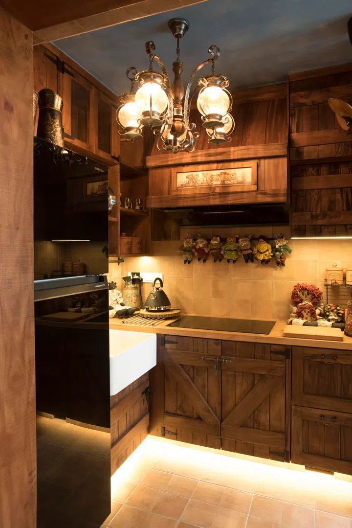 A two-plate stove includes one induction plate and one infrared plate. 