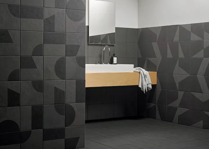 You can stop your backsplash at a height where water, oil and grease will most likely be unable to reach. Interior design by GF + A Global