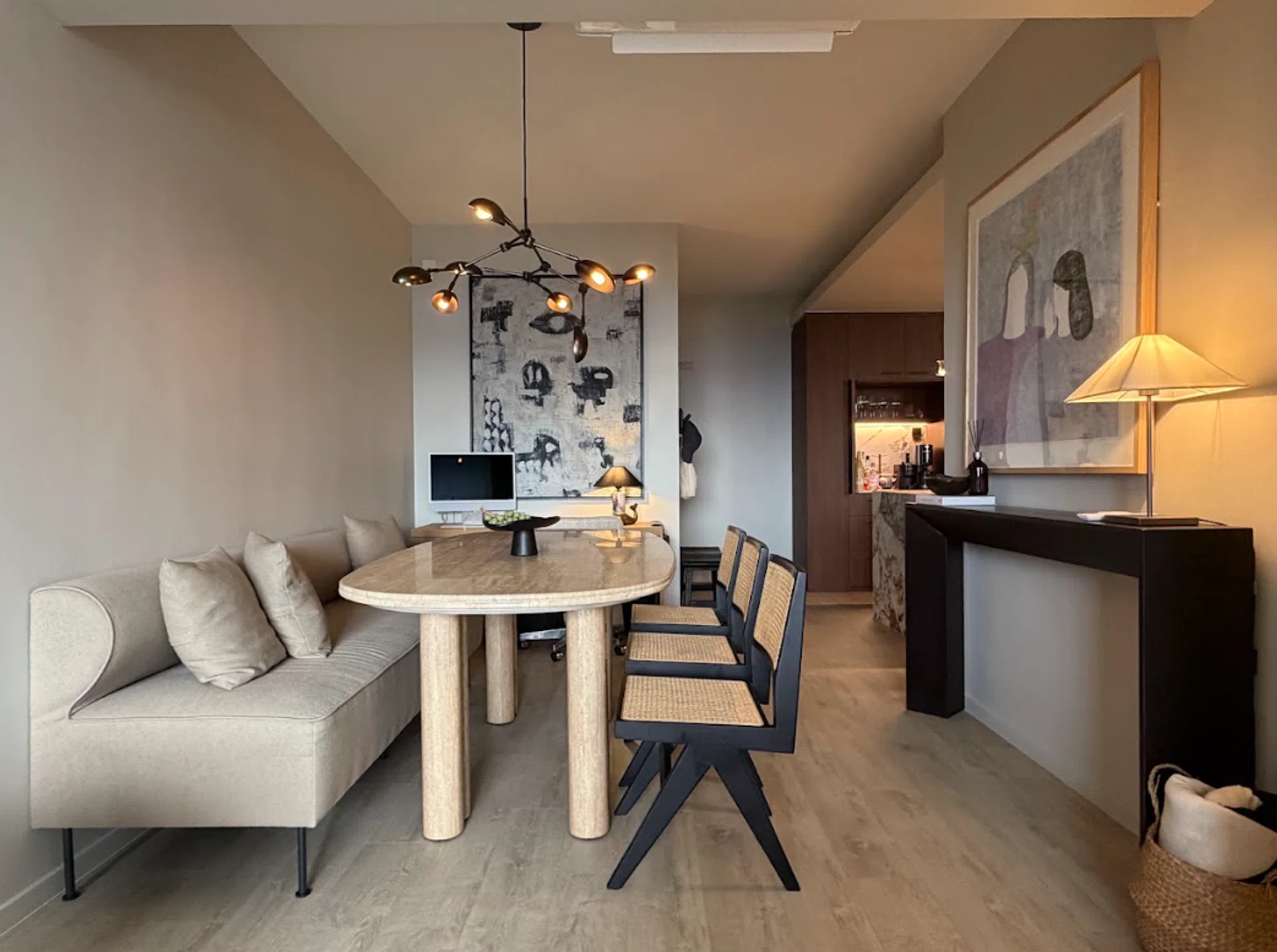 “The dining room is meaningful because it allows for larger groups of people to face each other and interact.”