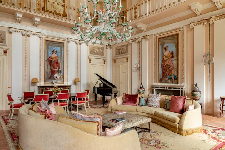 Suite Bellini in Passalacqua in Lake Como, Italy.