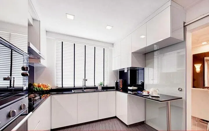 kitchen design layout U-shape