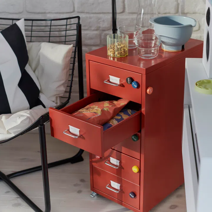 IKEA HELMER Drawer Unit on Castors