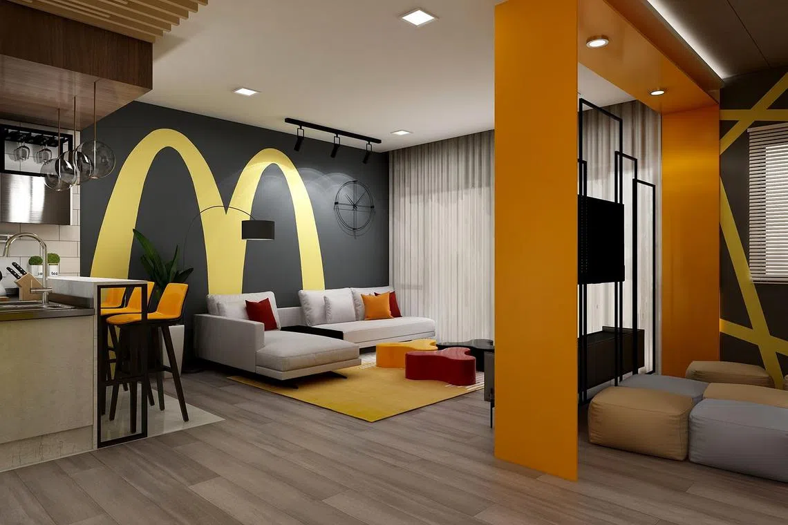 House Tour: A McDonald’s Inspired Home Interior Design | Home & Decor ...