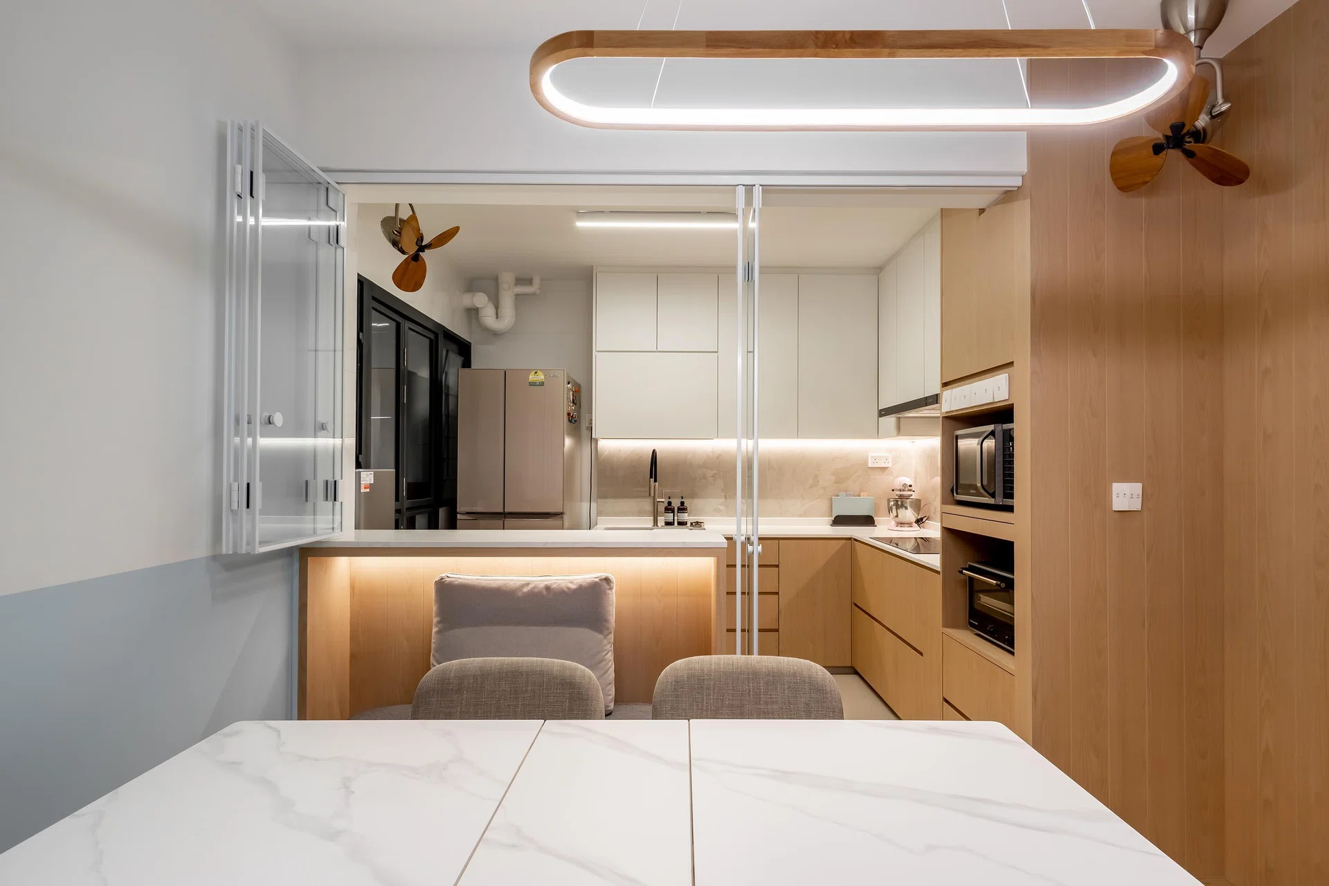 Interior view of Mr and Mrs Chua’s 4-room BTO in Tampines.