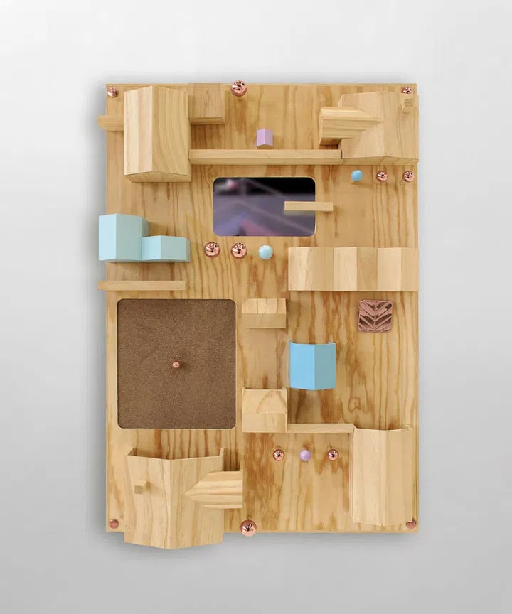 wall-mounted storage, shelf, display