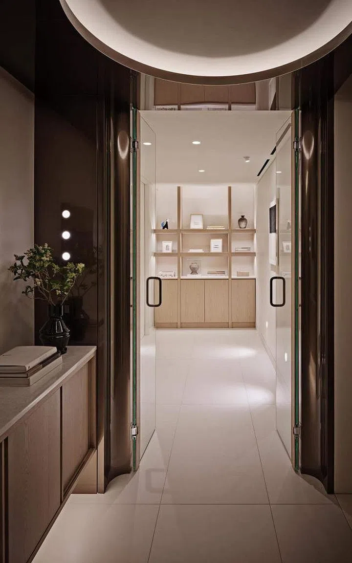 Samseongdong Residence. The entrance foyer of one of Teo Yang Studio's residential projects.