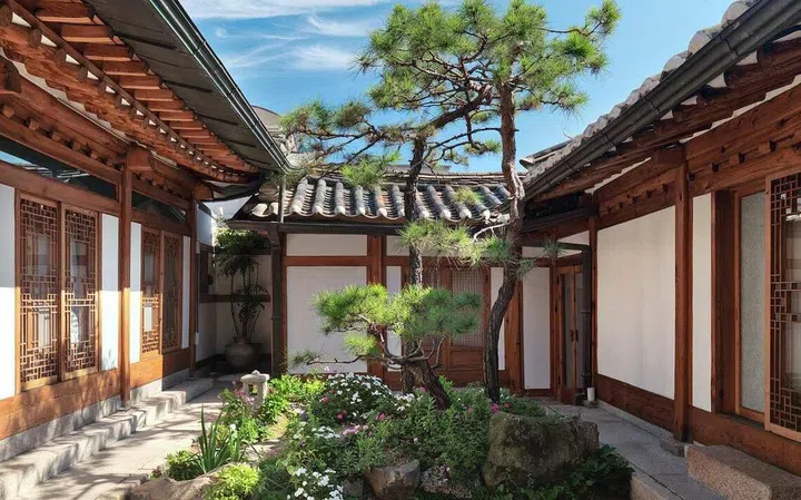 The exterior of Teo Yang’s beautifully conserved home.