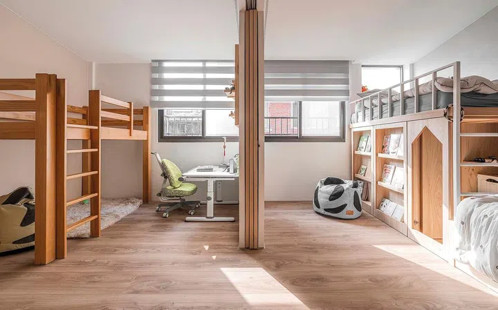 House Tour: A Japandi Taiwan Multi-Generational Home Filled With Natural Sunlight (Photo Srain Interior Design)