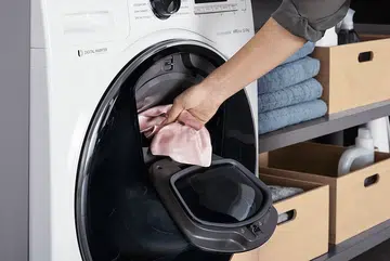 Samsung Addwash function on the washing machine