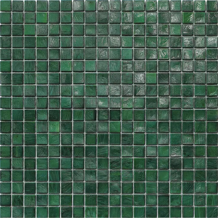Sicis Emerald 4 Murano Smalto. ‘Smalto glass mosaic, both sides are finished, square chips with smooth and polished surfaces.’ 