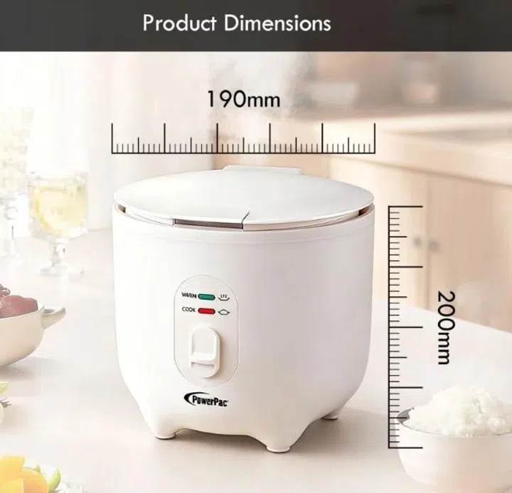 PowerPac 0.5L Mini Rice Cooker