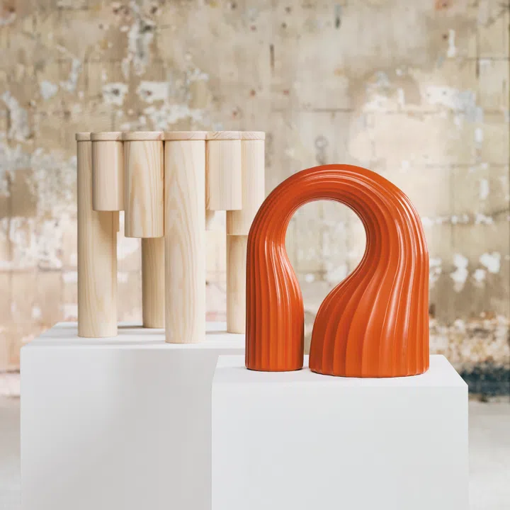 KONSTRUNDA Stool (Pine, 40 cm) $115