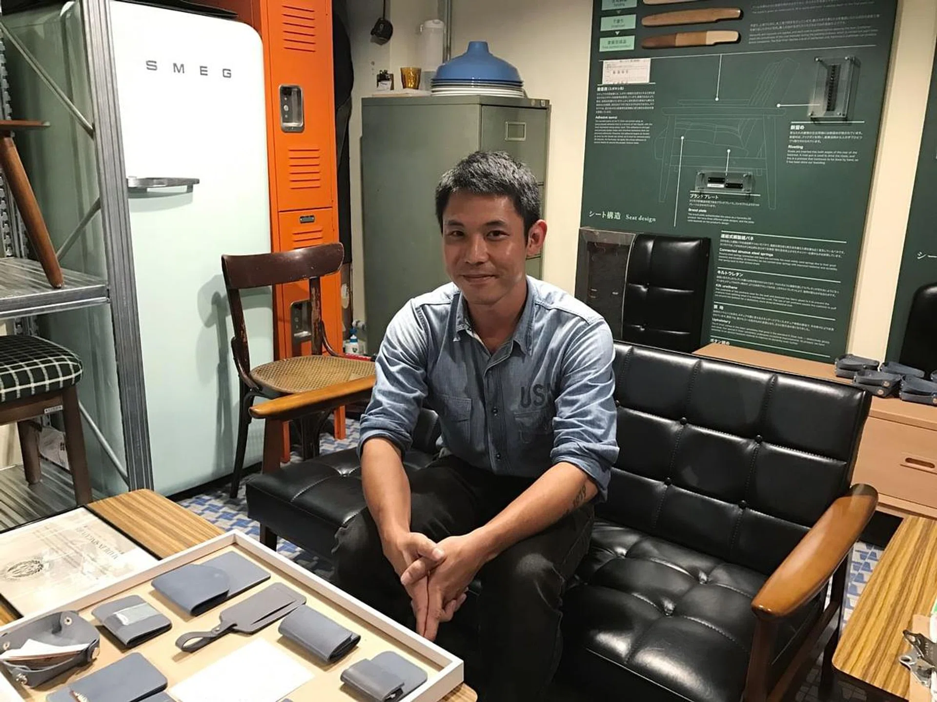 Pictured in 2015 here is Roger Quah, Retro Colony Furniture’s co-founder.