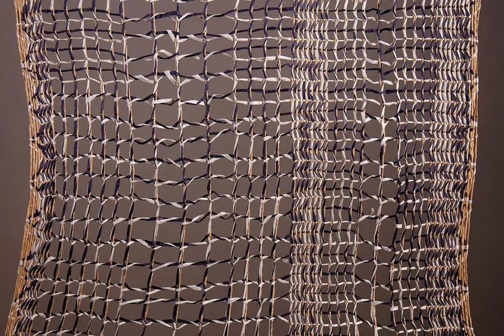 Patterns from Lines In Space - her solo exhibition at Art Outreach - Singapore Art Week.