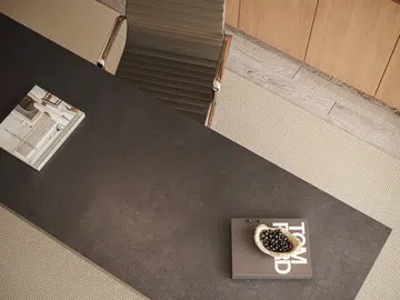 Caesarstone’s new porcelain surface, 311 Graphite Metal, from the Lioli Collection 2026.