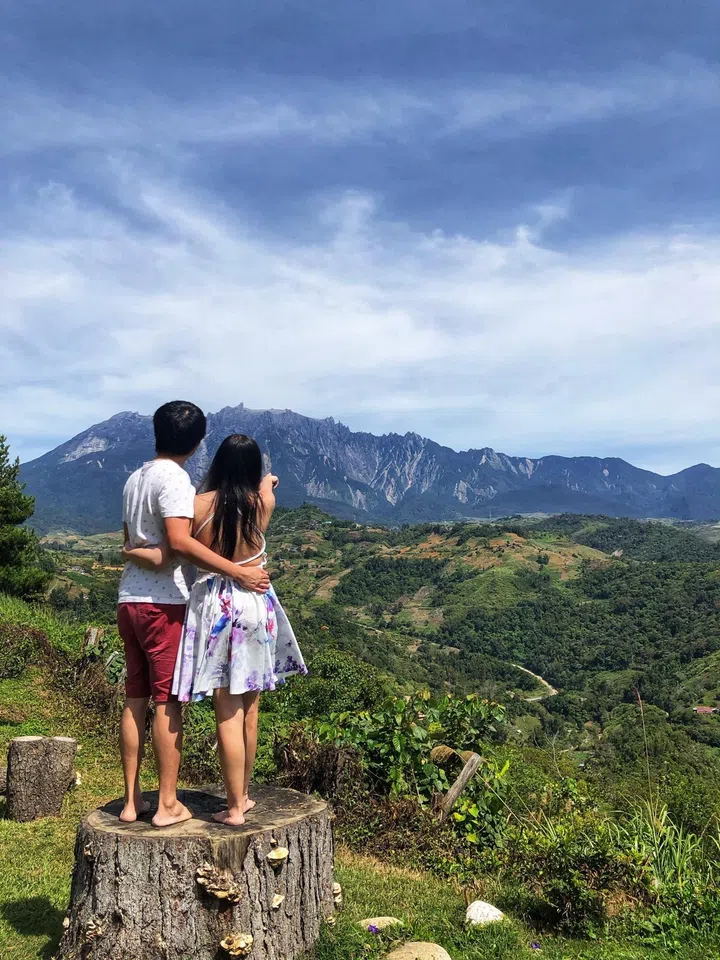 During a family trip to Sabah in 2020.
