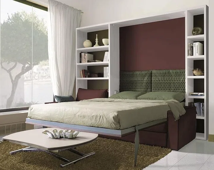 sofa, bed, sofa bed, space-saving, storage