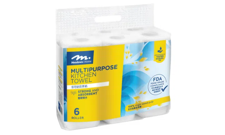 Meadows Home Kitchen Towel, $4.95 for 4 rolls x 60 sheets