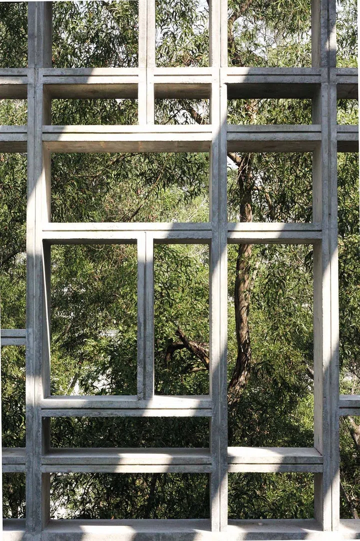 Chempenai House Kuala Lumpur’s egg-crate structure is built of in-situ concrete